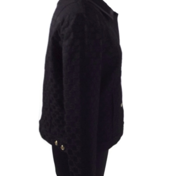 ST. JOHN  BLACK Sporty Sports Jacket M Medium - Picture 8 of 8